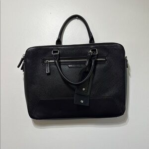 Aldo Black Synthetic Leather Nisperillo Briefcase
